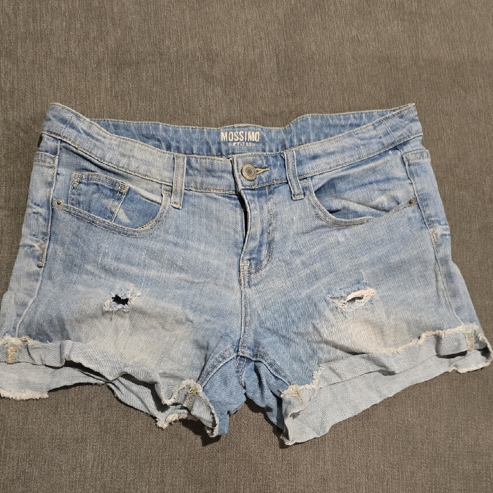 Mossimo Supply Co. Women's Light Blue Denim Shorts Size 11